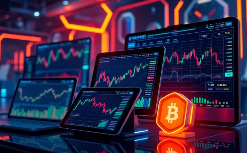 Easy-to-use aicoin下载 platform displaying real-time行情与安全保障 for crypto traders on multiple devices, with clear visual cues and alerts.